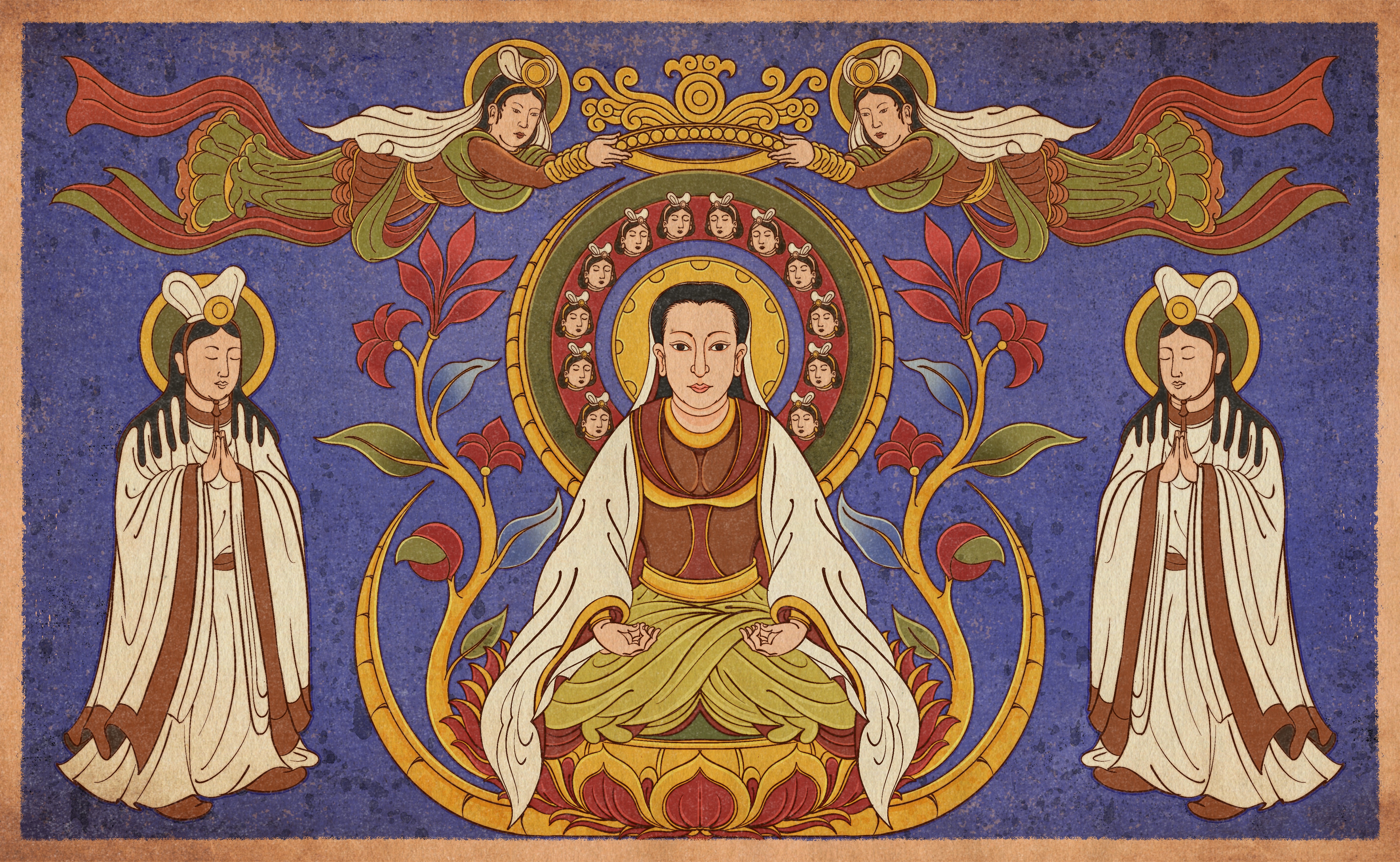 Cosmic diagram of light overcoming darkness – Manichaean inspiration